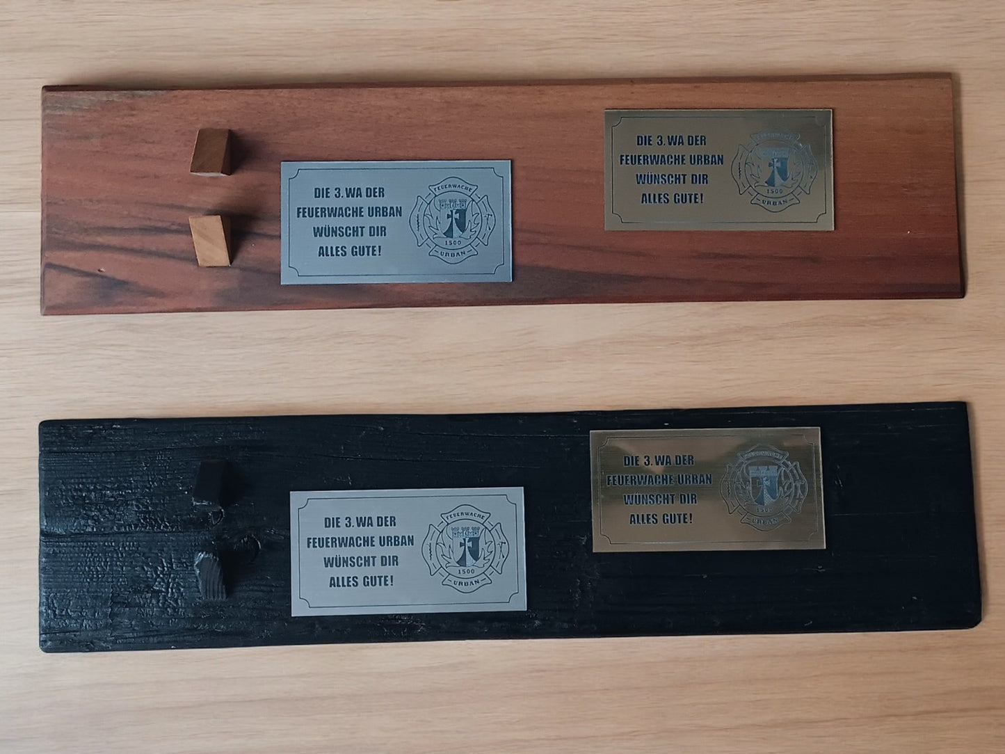 Feuerwehraxt aus Nussbaum