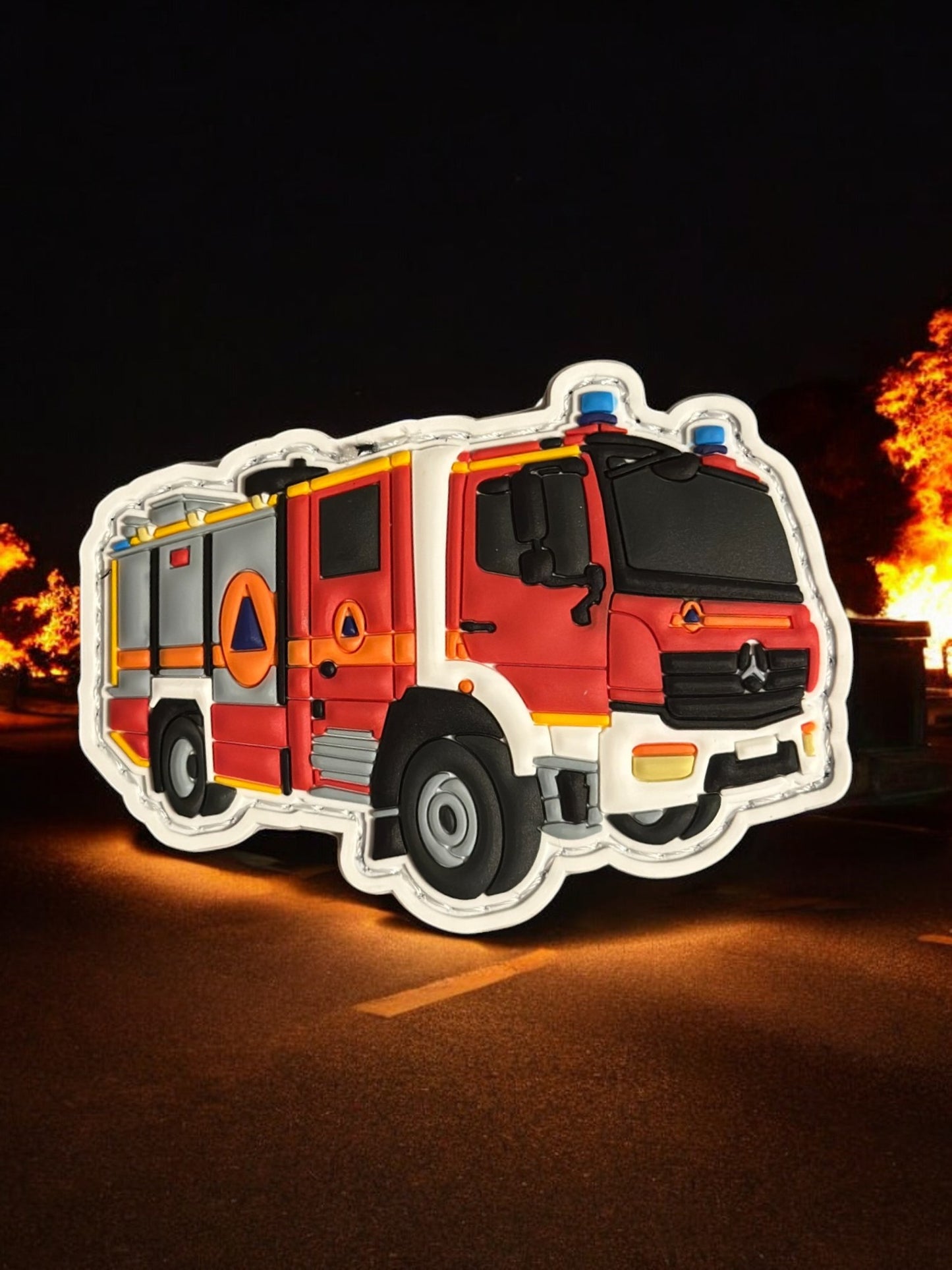 3D-Patch „BBK Löschgruppenfahrzeug KatS“ – Für echte Feuerwehrhelden! 🚒🔥