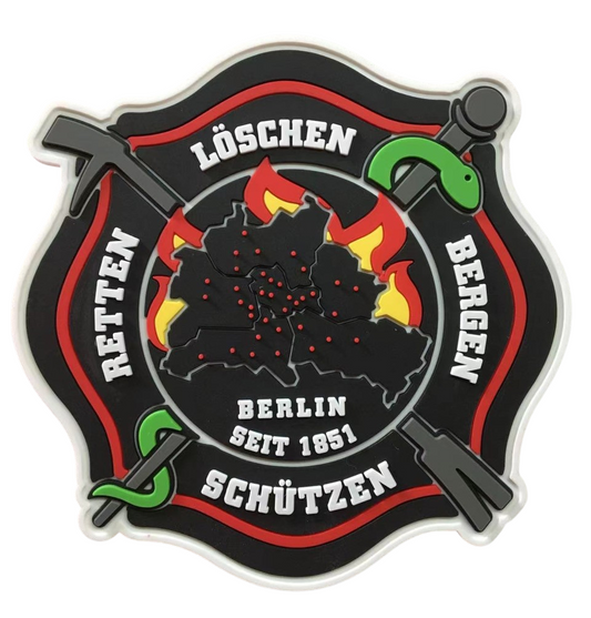 Feuerwachen Berlin seit 1851 Retten Löschen Bergen Schützen Berliner Feuerwehr
